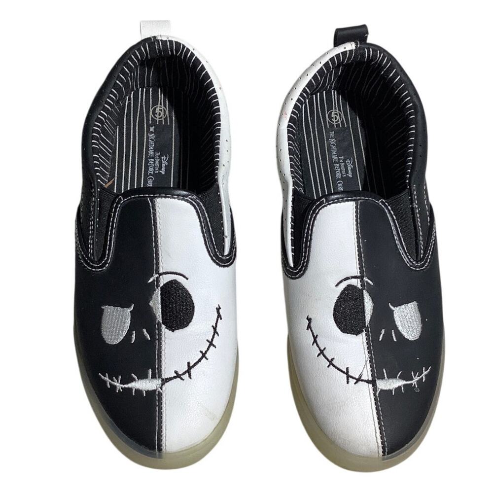 Disney Jack Skellington Slip-On Shoes Kids’ 5 — Halloween, Goth, Novelty